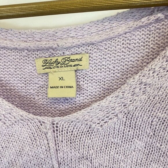 Lucky Brand Purple Knit Sweater - Picture 5 of 12
